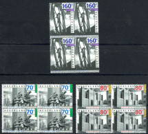 Netherlands Sc# 838-840 MNH Block/4 1993 Europa - Ungebraucht