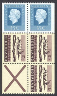Netherlands Sc# 461b MNH Booklet Pane 1972 Queen Juliana - Unused Stamps