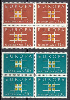 Netherlands Sc# 416-417 MNH Block/4 1963 Europa - Ungebraucht