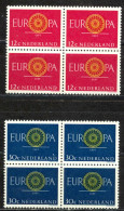 Netherlands Sc# 385-386 MNH Block/4 1960 Europa - Nuovi