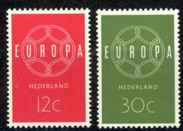 Netherlands Sc# 379-380 MNH 1959 Europa - Nuovi