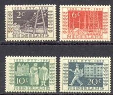 Netherlands Sc# 332-335 MH 1952 Stamps & Telegraph - Nuovi