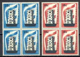 Netherlands Sc# 368-369 MNH Block/4 1956 Europa - Unused Stamps