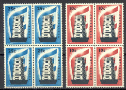 Netherlands Sc# 368-369 MNH Block/4 1956 Europa - Ungebraucht