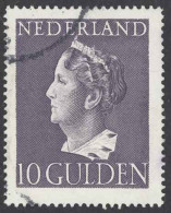 Netherlands Sc# 281 Used (a) 1946 10g Queen Wilhelmina - Used Stamps