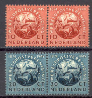 Netherlands Sc# 323-324 MNH Pair 1949 UPU 75th - Unused Stamps