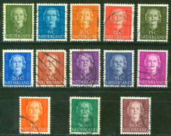 Netherlands Sc# 306-318 Used 1949 Queen Juliana - Used Stamps