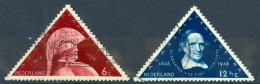 Netherlands Sc# 204-205 Used 1936 University At Utrecht 300th - Oblitérés