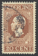 Netherlands Sc# 95 Used 1913 20c King William II - Gebraucht