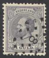 Netherlands Sc# 32 Used 1888 1g King William III - Gebraucht