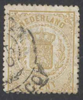 Netherlands Sc# 21 Used 1869-1871 2c Coat Of Arms - Gebruikt