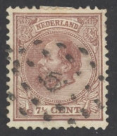 Netherlands Sc# 24 Used 1888 7 1/2c King William III - Used Stamps