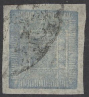 Nepal Sc# 13 Used Imperf 1898-1917 1a Sripech & Crossed Khukris - Népal