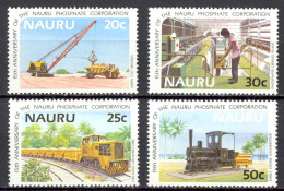 Nauru Sc# 307-310 MH 1985 Phosphate - Nauru