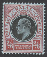 Natal Sc# 113 MH 1908-1909 2sh6p King Edward VII - Natal (1857-1909)