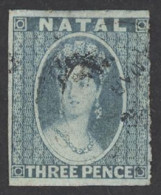 Natal Sc# 12 Used 1862 3p Queen Victoria - Natal (1857-1909)