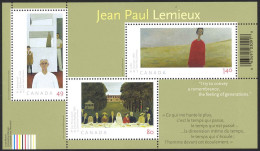 Canada Sc# 2068 MNH Souvenir Sheet 2004 80c-$1.40 Art Canada:Jean-Paul Lemieux - Ongebruikt