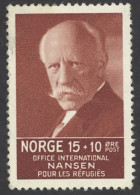 Norway Sc# B6 MH 1935 Fridtjof Nansen - Nuevos