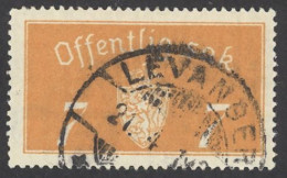 Norway Sc# O11 Used 1933-1934 7o Official Coat Of Arms - Servizio
