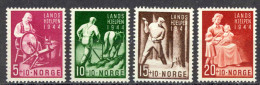 Norway Sc# B38-B41 MH 1944 National Welfare Fund - Neufs