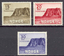 Norway Sc# B28-B30 MNH 1943 North Cape - Unused Stamps