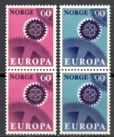 Norway Sc# 504-505 MNH Pair 1967 Europa - Ongebruikt