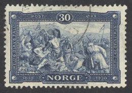 Norway Sc# 153 Used (b) 1930 30o King Olaf Haraldsson - Usati