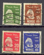 Norway Sc# 132-135 Used (a) 1928 Henrik Ibsen - Usados