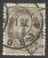 Norway Sc# 22 Used 1877-1878 1o Post Horn & Crown - Gebraucht