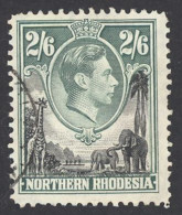 Northern Rhodesia Sc# 41 Used (a) 1938-1952 2sh6p King George VI - Noord-Rhodesië (...-1963)