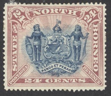 North Borneo Sc# 67 MH 1894 24c Coat Of Arms - Bornéo Du Nord (...-1963)