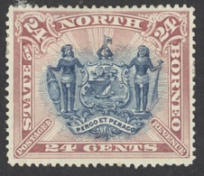 North Borneo Sc# 67 MH 1894 24c Coat Of Arms - Noord Borneo (...-1963)