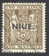 Niue Sc# 89A Used 1941-1945 2sh6p Overprint - Niue