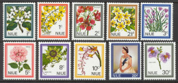 Niue Sc# 122-131 MH 1969 Pua - Niue