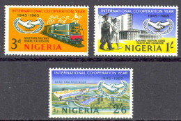 Nigeria Sc# 178-180 MNH 1965 Definitives - Nigeria (1961-...)