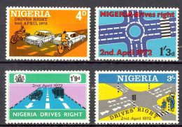 Nigeria Sc# 280-283 MNH 1972 Traffic - Nigeria (1961-...)