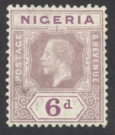 Nigeria Sc# 7 MH 1914-1927 6p King George V - Nigeria (...-1960)