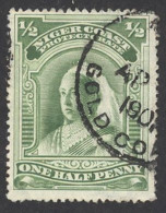 Niger Coast Protectorate Sc# 43 Used (a) 1894 ½p Queen Victoria - Nigeria (...-1960)