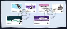 New Zealand Ross Dependency Sc# L9-L14 FD Cancel On Cover 1972 Skua, Scott Base - Autres & Non Classés