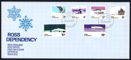 New Zealand Ross Dependency Sc# L9-L14 FDC (b) 1972 Skua, Scott Base - FDC