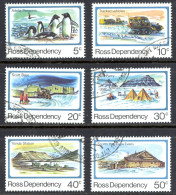 New Zealand Ross Dependency Sc# L15-L20 Used 1982 Scott Base 25th - Usati