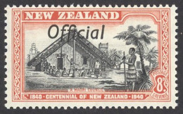 New Zealand Sc# O84 MH (a) 1940 8p Official - Dienstmarken