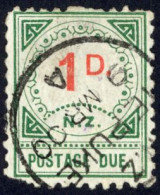 New Zealand Sc# J5 Used 1899 4p Postage Due - Segnatasse