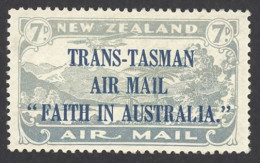 New Zealand Sc# C5 MH 1934 7p Air Post - Corréo Aéreo