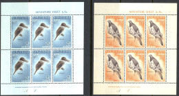 New Zealand Sc# B59a-B60a MNH Pane/6 1960 Birds - Ongebruikt