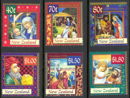 New Zealand Sc# 1532-1537 MNH 1998 Christmas - Unused Stamps