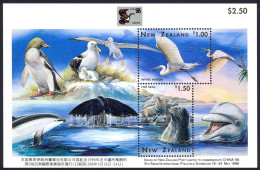 New Zealand Sc# 1370a MNH Souvenir Sheet 1996 Wildlife - Nuevos