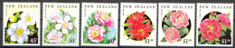 New Zealand Sc# 1110-1115 SG# 1681/6 MNH 1992 Camellias - Unused Stamps