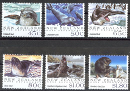 New Zealand Sc# 1094-1099 MNH 1992 Antarctic Seals - Ongebruikt