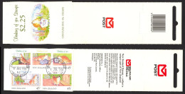 New Zealand Sc# 1053a SG# W35a FD Cancel Booklet 1991 $2.25 Thinking Of You - Postzegelboekjes